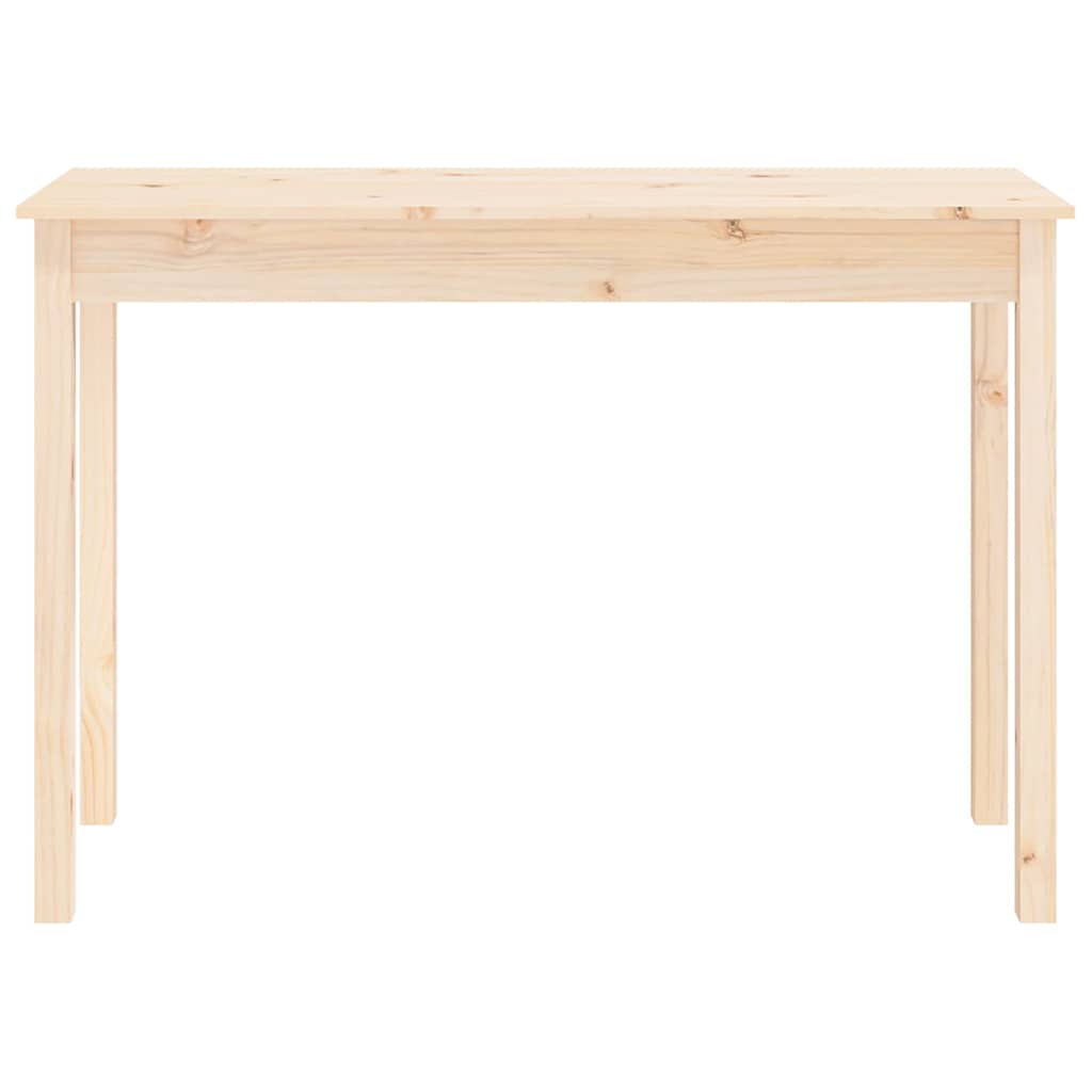 vidaXL Console Table 110x40x75 cm Solid Wood Pine 5