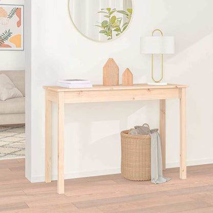 vidaXL Console Table 110x40x75 cm Solid Wood Pine 1