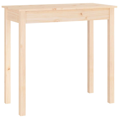 vidaXL Console Table 80x40x75 cm Solid Wood Pine 2