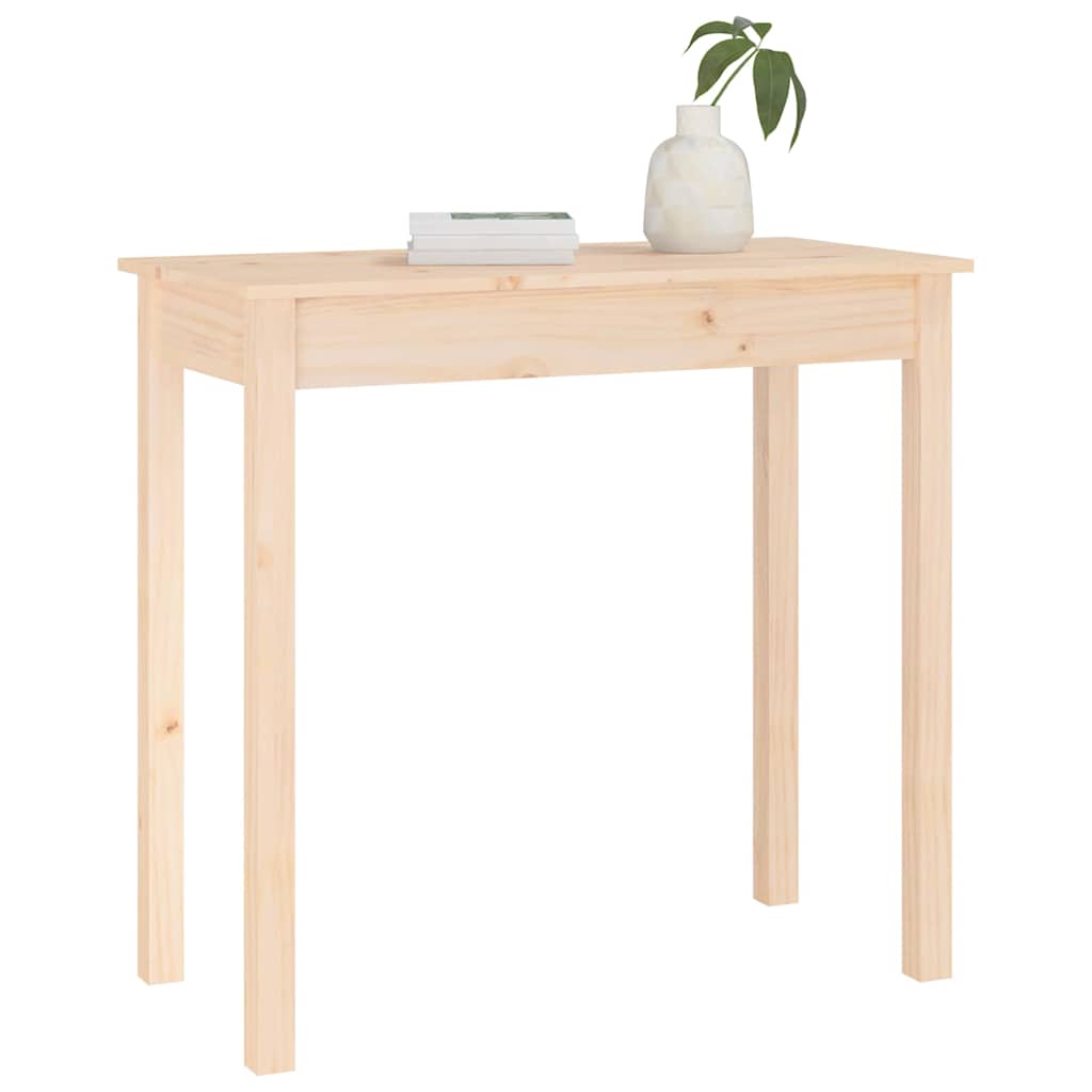 vidaXL Console Table 80x40x75 cm Solid Wood Pine 4