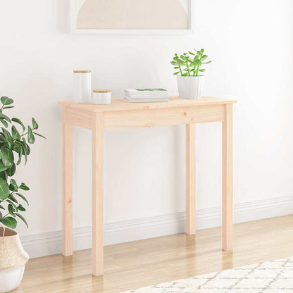 vidaXL Console Table 80x40x75 cm Solid Wood Pine 1