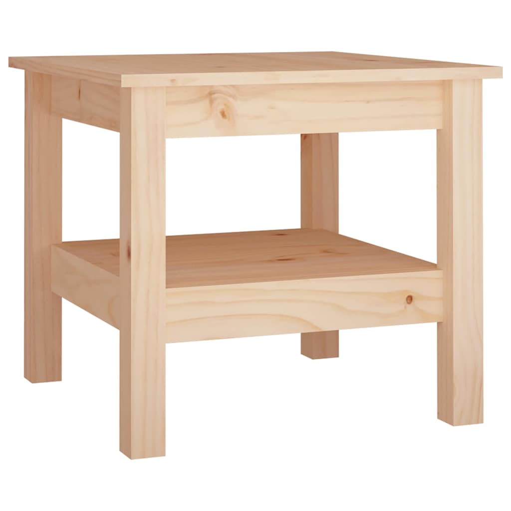 814264 vidaXL Coffee Table 45x45x40 cm Solid Wood Pine 2