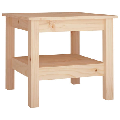 814264 vidaXL Coffee Table 45x45x40 cm Solid Wood Pine 2