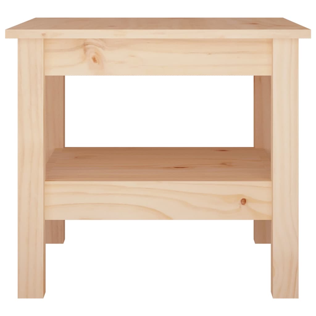 814264 vidaXL Coffee Table 45x45x40 cm Solid Wood Pine 4