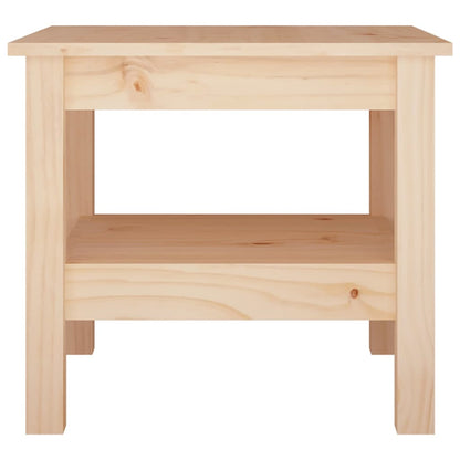 814264 vidaXL Coffee Table 45x45x40 cm Solid Wood Pine 4