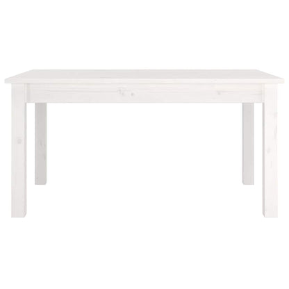 814280 vidaXL Coffee Table White 80x50x40 cm Solid Wood Pine 4