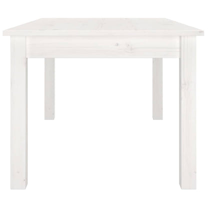 814280 vidaXL Coffee Table White 80x50x40 cm Solid Wood Pine 5