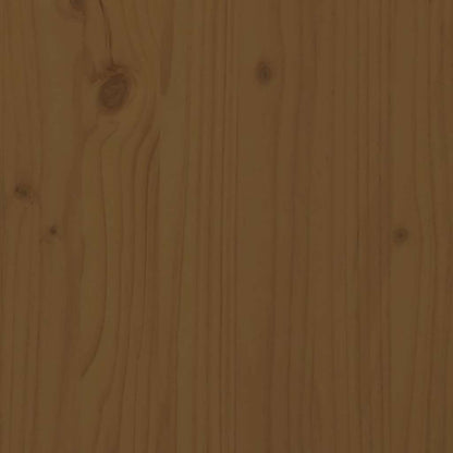 vidaXL Bedside Cabinet | Honey brown | Solid Pine Wood | Medium 6