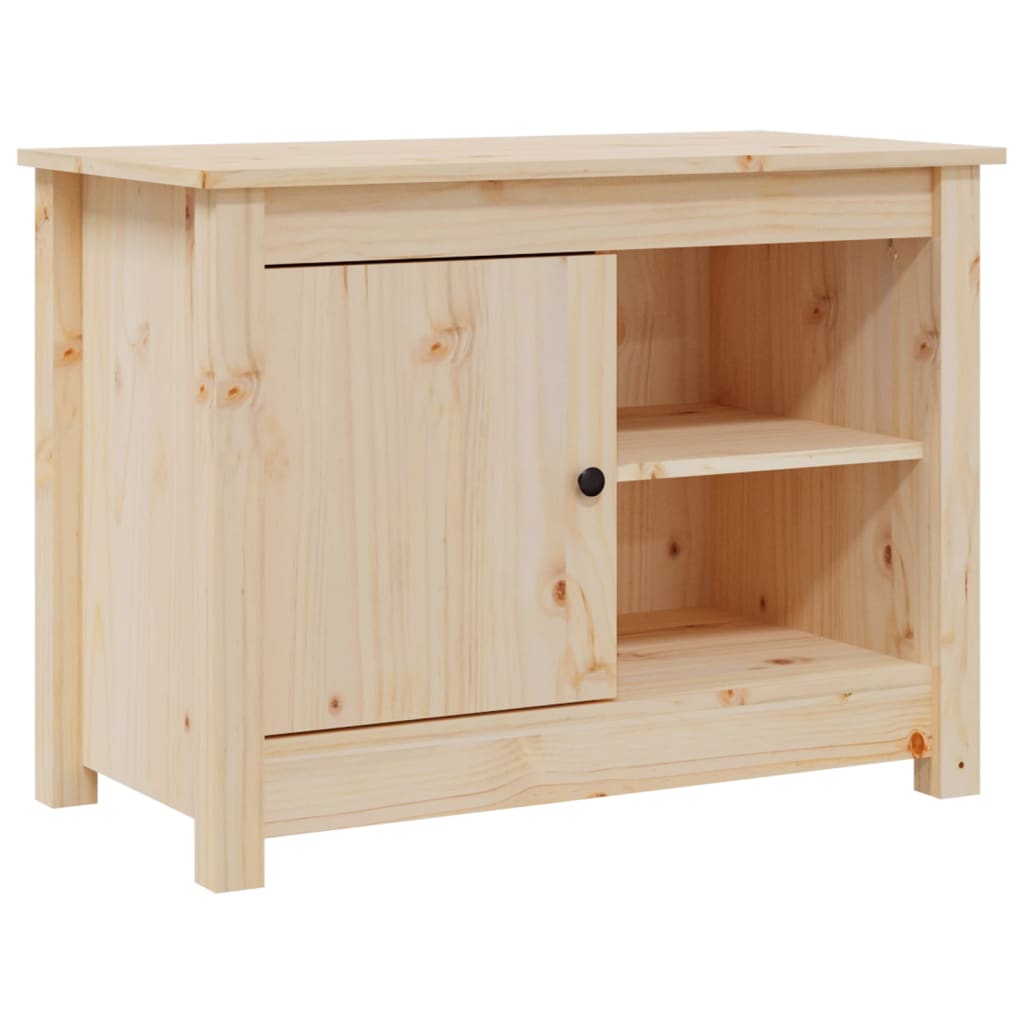 vidaXL TV Cabinet 70x36.5x52 cm Solid Wood Pine 2