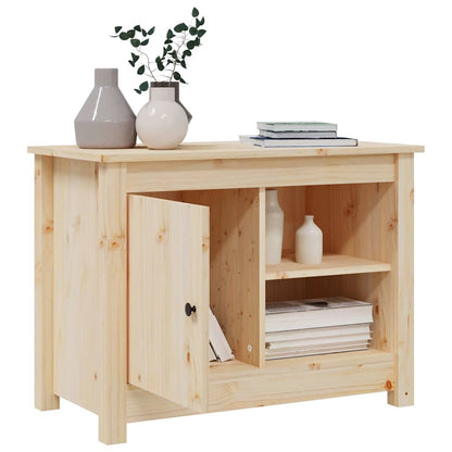 vidaXL TV Cabinet 70x36.5x52 cm Solid Wood Pine 5