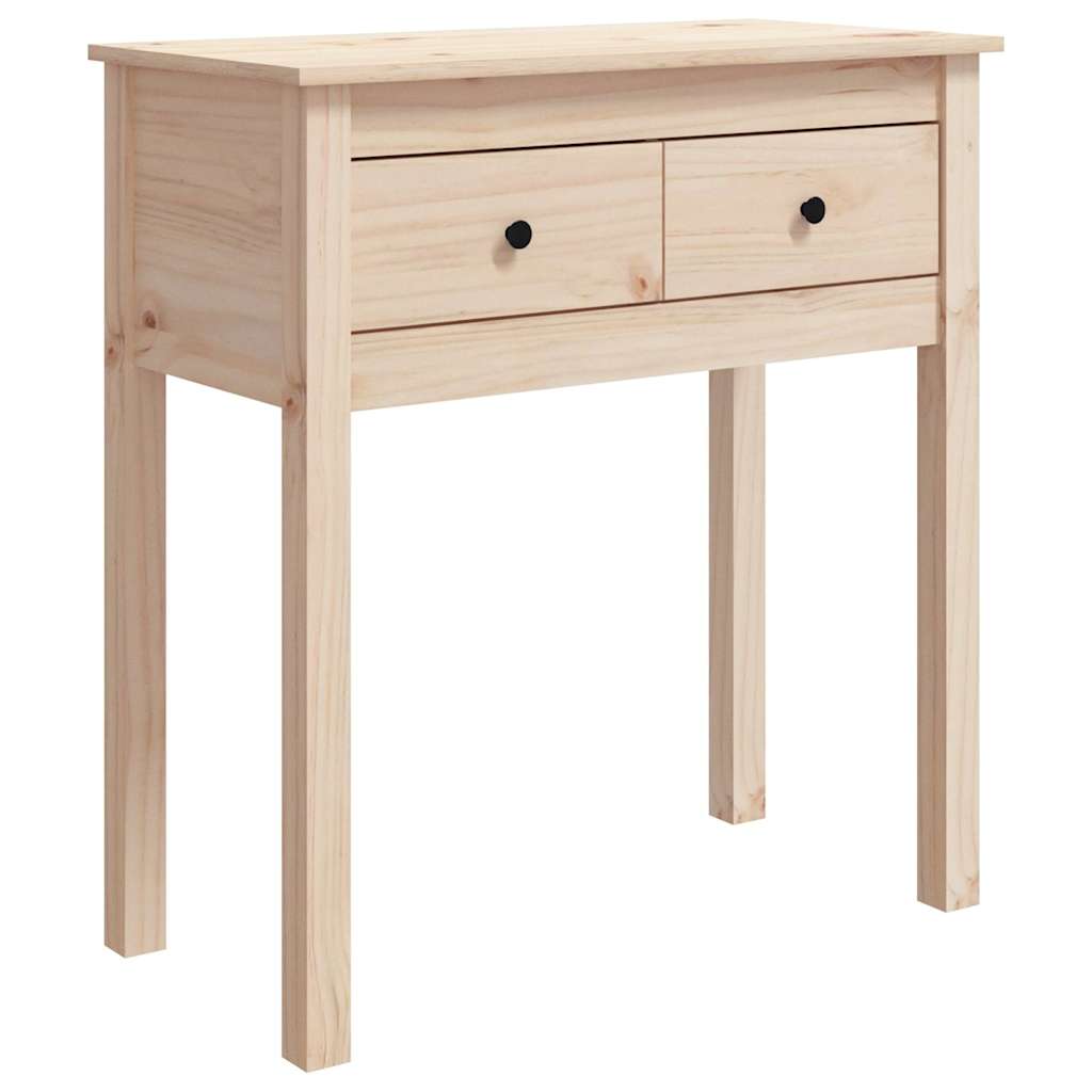 vidaXL Console Table 70x35x75 cm Solid Wood Pine 2