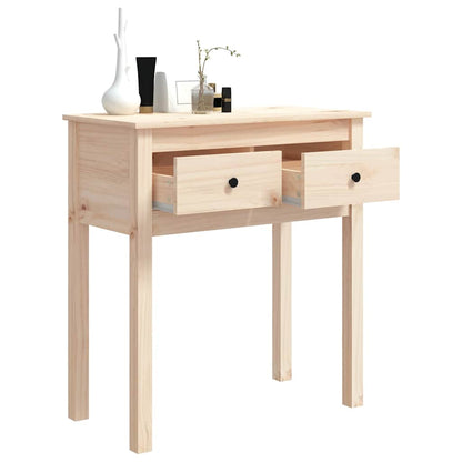 vidaXL Console Table 70x35x75 cm Solid Wood Pine 5