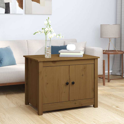 vidaXL Coffee Table 71x49x55 cm Solid Wood Pine