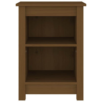 vidaXL Bedside Cabinets 2 pcs Honey Brown 40x35x55 cm Solid Wood Pine 4