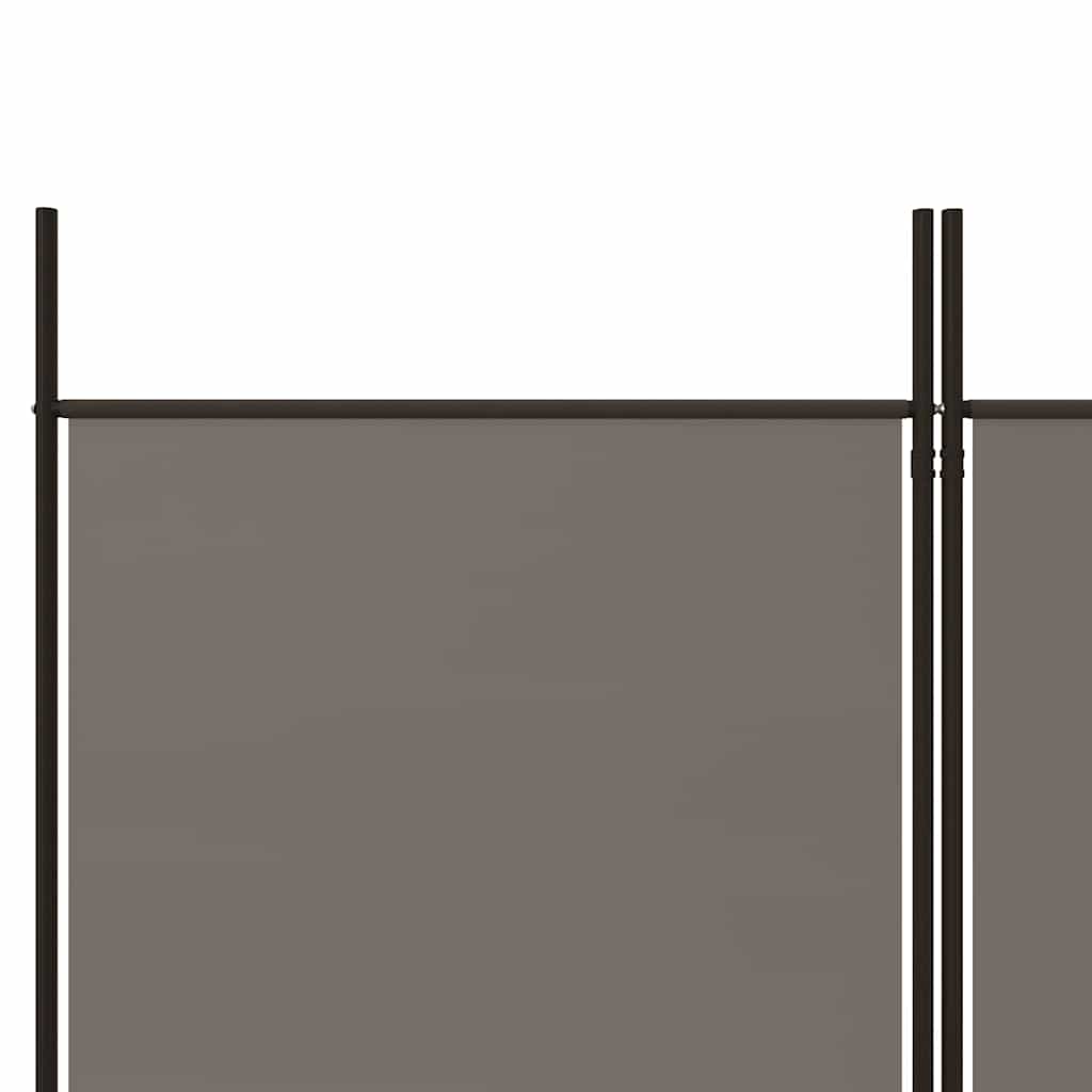 vidaXL 6-Panel Room Divider Anthracite 300x220 cm Fabric 6