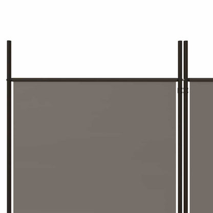 vidaXL 6-Panel Room Divider Anthracite 300x220 cm Fabric 6