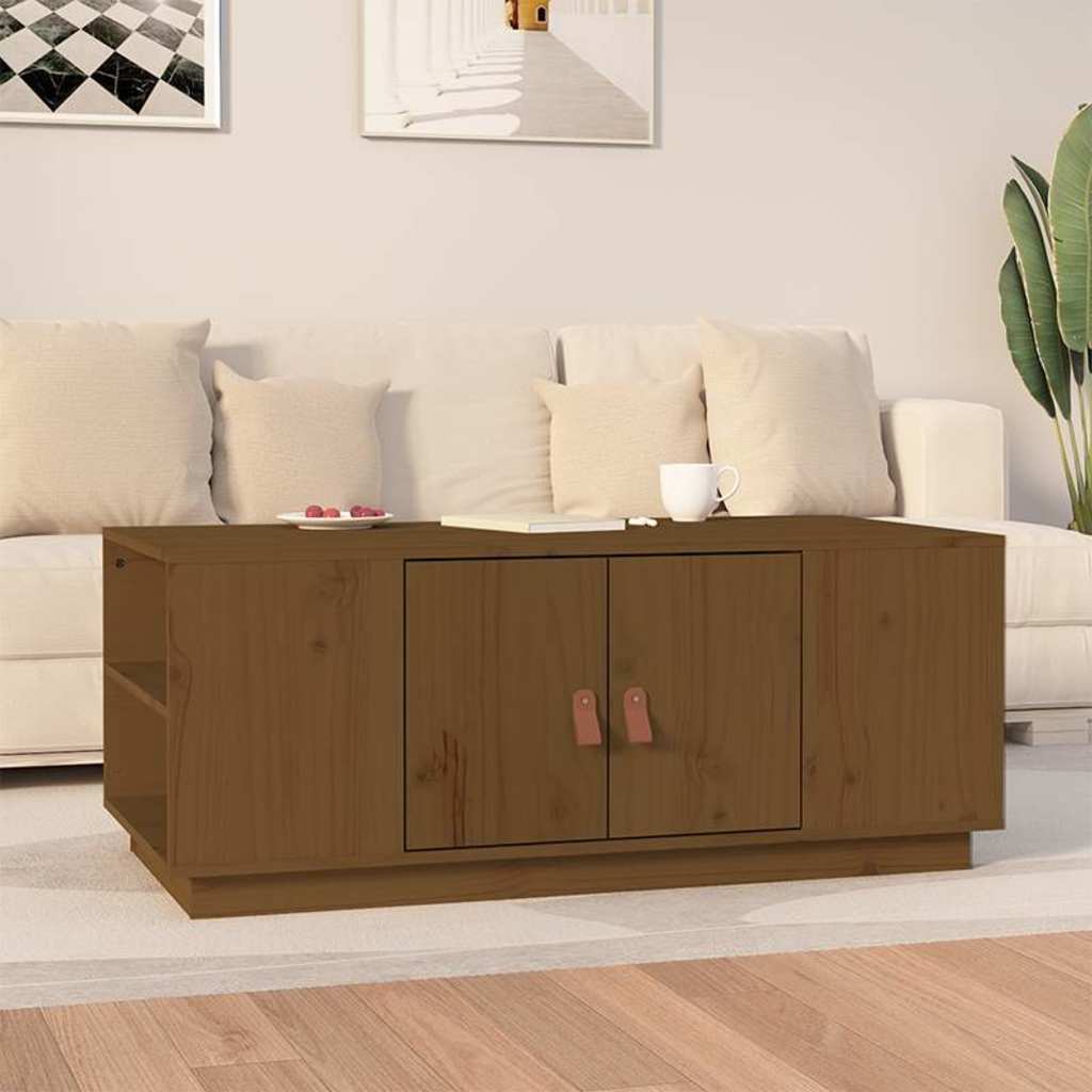 vidaXL Coffee Table 100x50x41 cm Solid Wood Pine