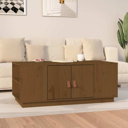 vidaXL Coffee Table 100x50x41 cm Solid Wood Pine
