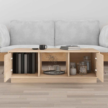 vidaXL Coffee Table 100x50x35 cm Solid Wood Pine 3