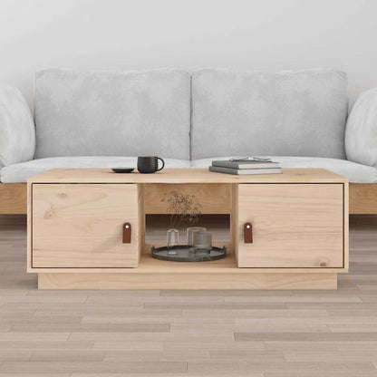 vidaXL Coffee Table 100x50x35 cm Solid Wood Pine 1