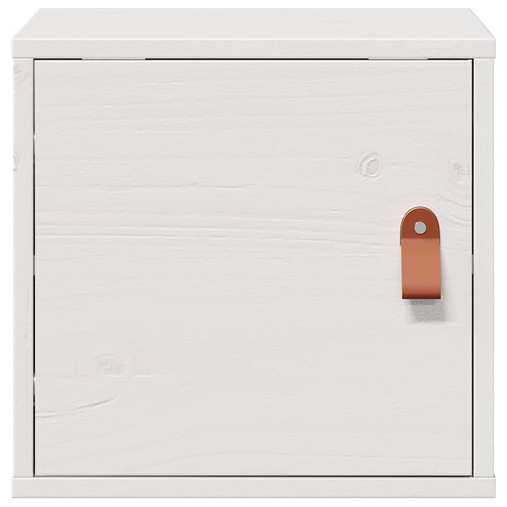 vidaXL Wall Cabinets 2 pcs White 31.5x30x30 cm Solid Wood Pine 5