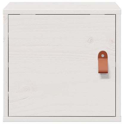 vidaXL Wall Cabinets 2 pcs White 31.5x30x30 cm Solid Wood Pine 5