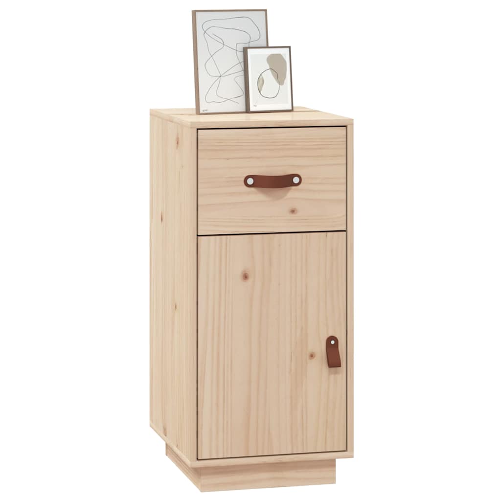 vidaXL Sideboard 34x40x75 cm Solid Wood Pine 4