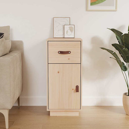 vidaXL Sideboard 34x40x75 cm Solid Wood Pine 1