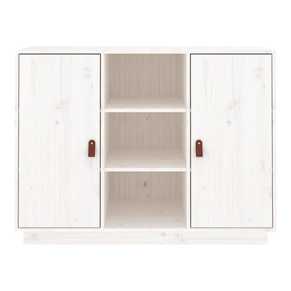 Sideboard 100x40x75 cm Solid Wood Pine White