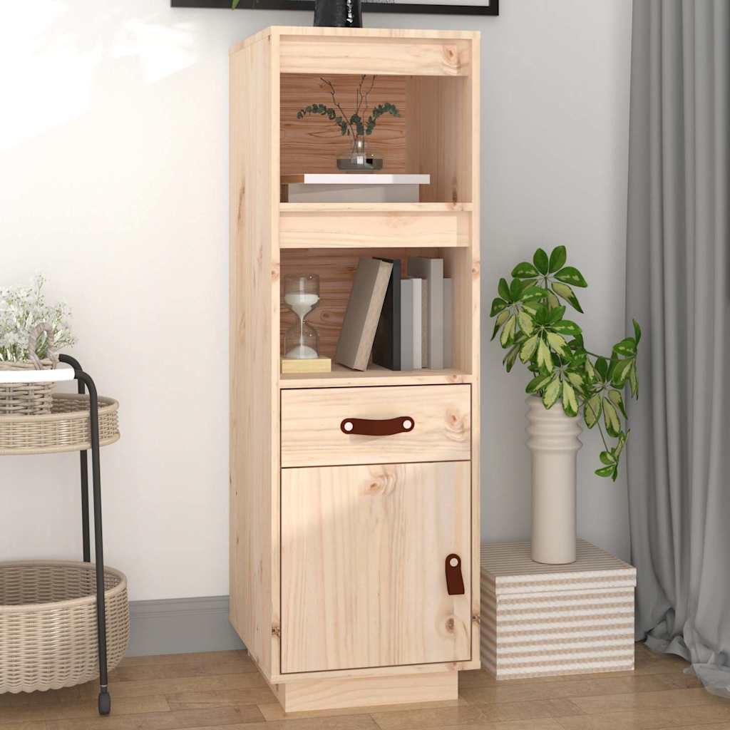 vidaXL Highboard 34x40x108.5 cm Solid Wood Pine