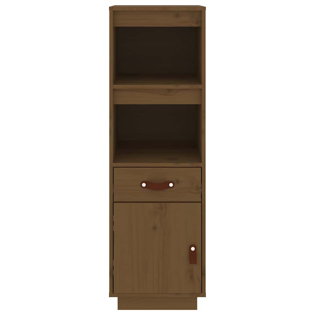 vidaXL Highboard Honey Brown 34x40x108,5 cm Solid Wood Pine 5