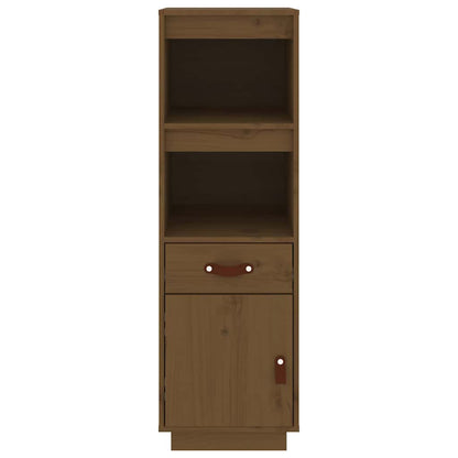 vidaXL Highboard Honey Brown 34x40x108,5 cm Solid Wood Pine 5