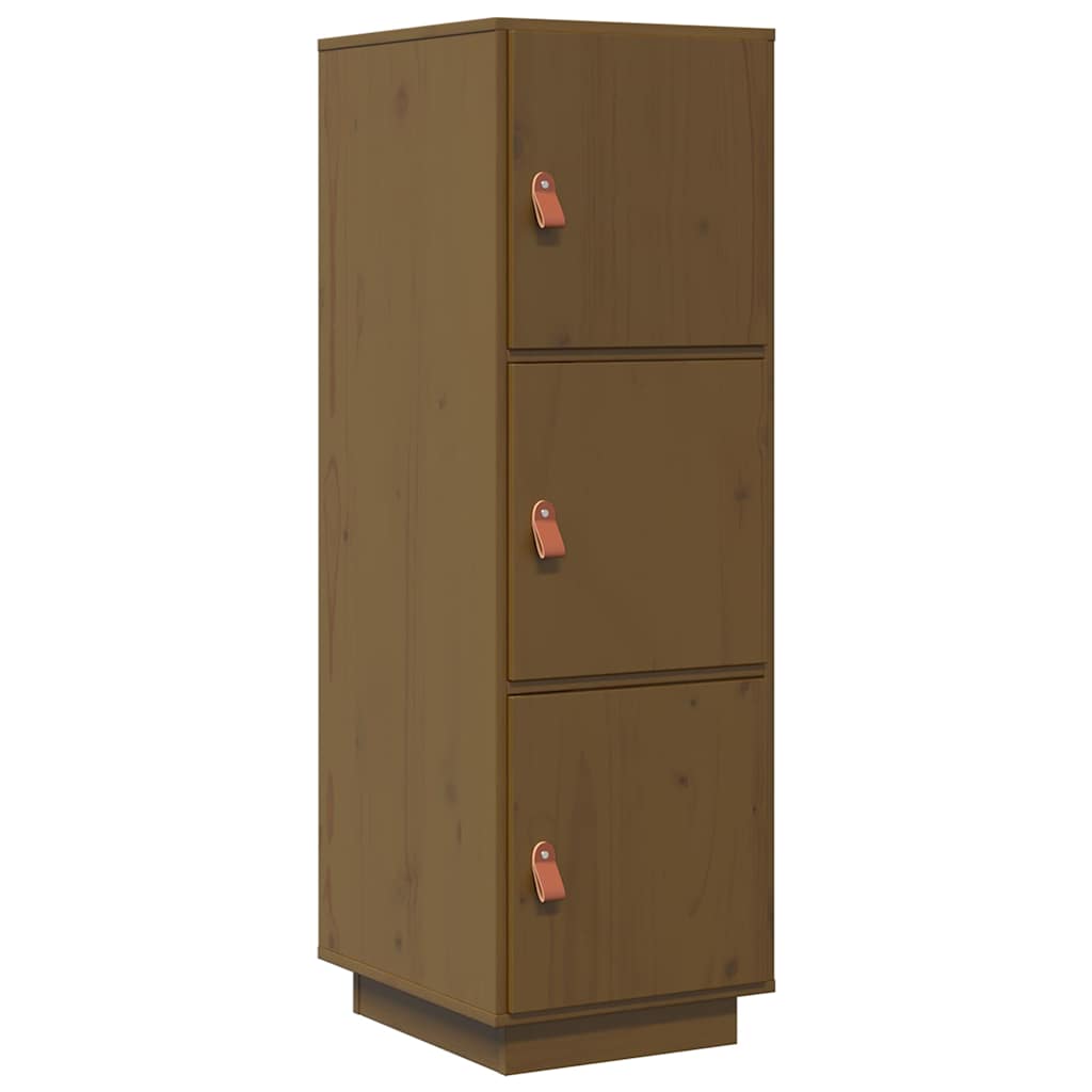 vidaXL Highboard Honey Brown 34x40x108.5 cm Solid Wood Pine 2