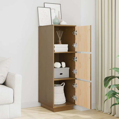 vidaXL Highboard Honey Brown 34x40x108.5 cm Solid Wood Pine 3