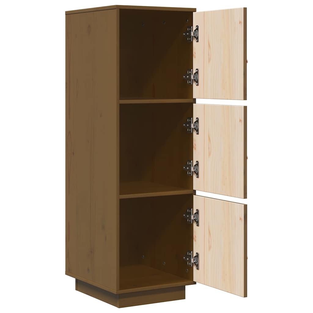 vidaXL Highboard Honey Brown 34x40x108.5 cm Solid Wood Pine 6