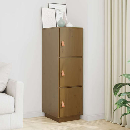 vidaXL Highboard Honey Brown 34x40x108.5 cm Solid Wood Pine 1