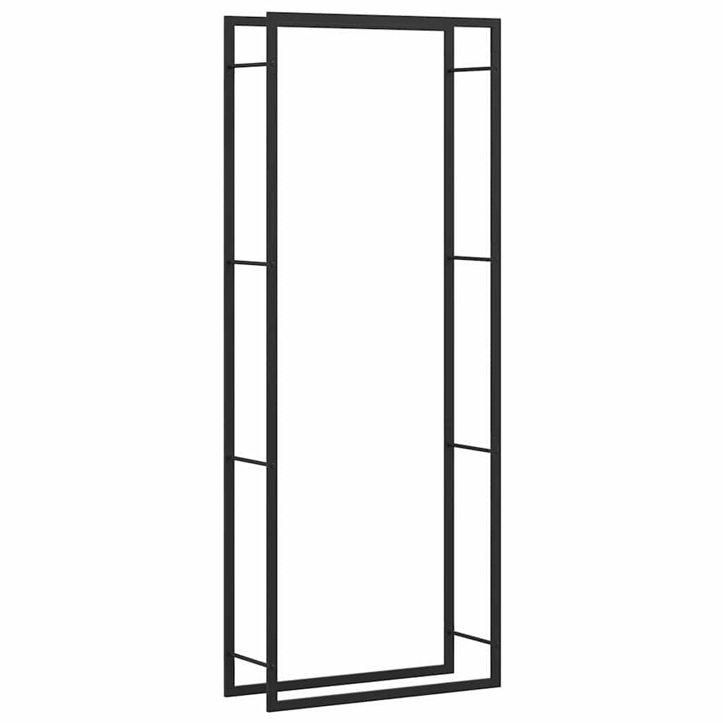 Firewood Rack Matt Steel 80 cm 222 cm