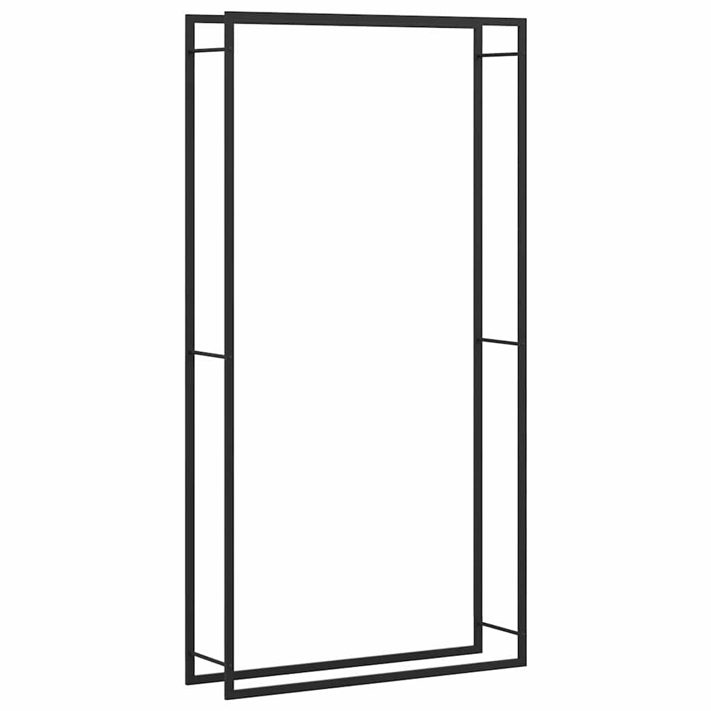 Firewood Rack Matt Steel 110 cm 214 cm