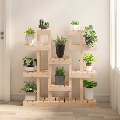 vidaXL Plant Stand 85x25x109.5 cm Solid Wood Pine