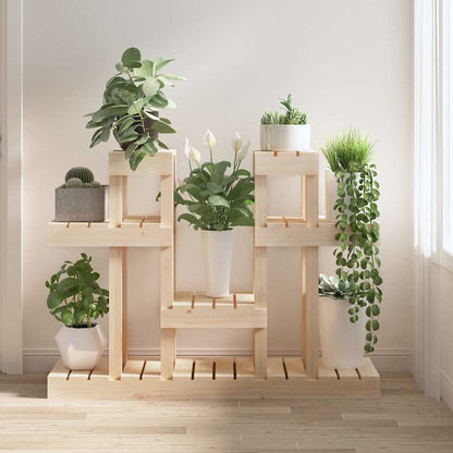 vidaXL Plant Stand 85x25x109.5 cm Solid Wood Pine