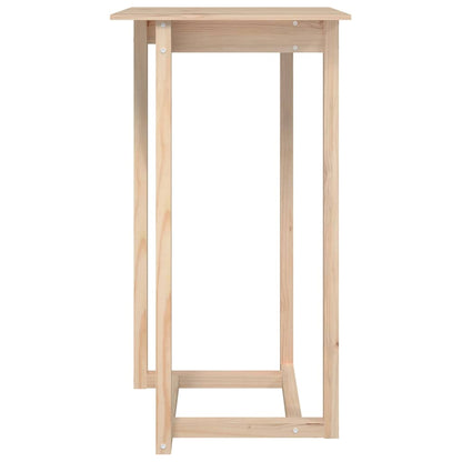vidaXL Bar Table 60x60x110 cm Solid Wood Pine 3