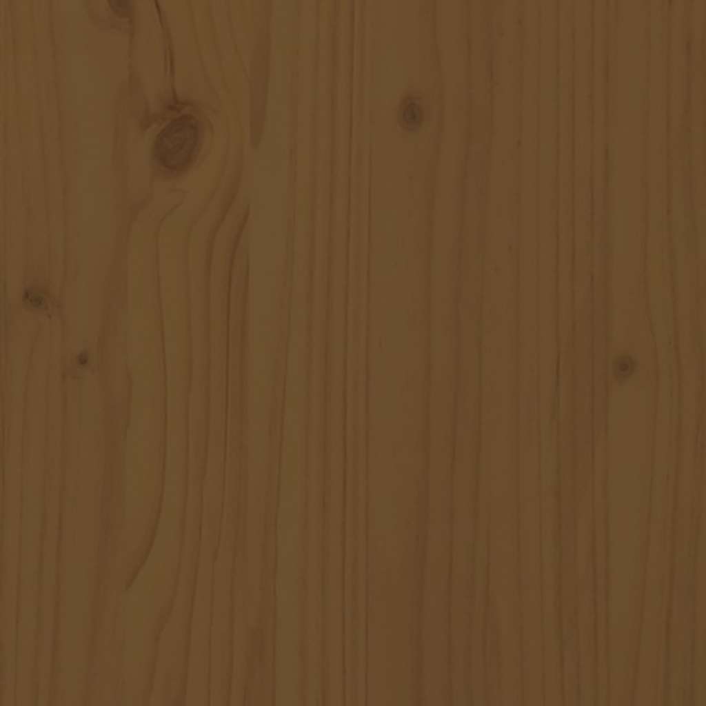 vidaXL Bar Table Honey Brown 80x80x110 cm Solid Wood Pine 6