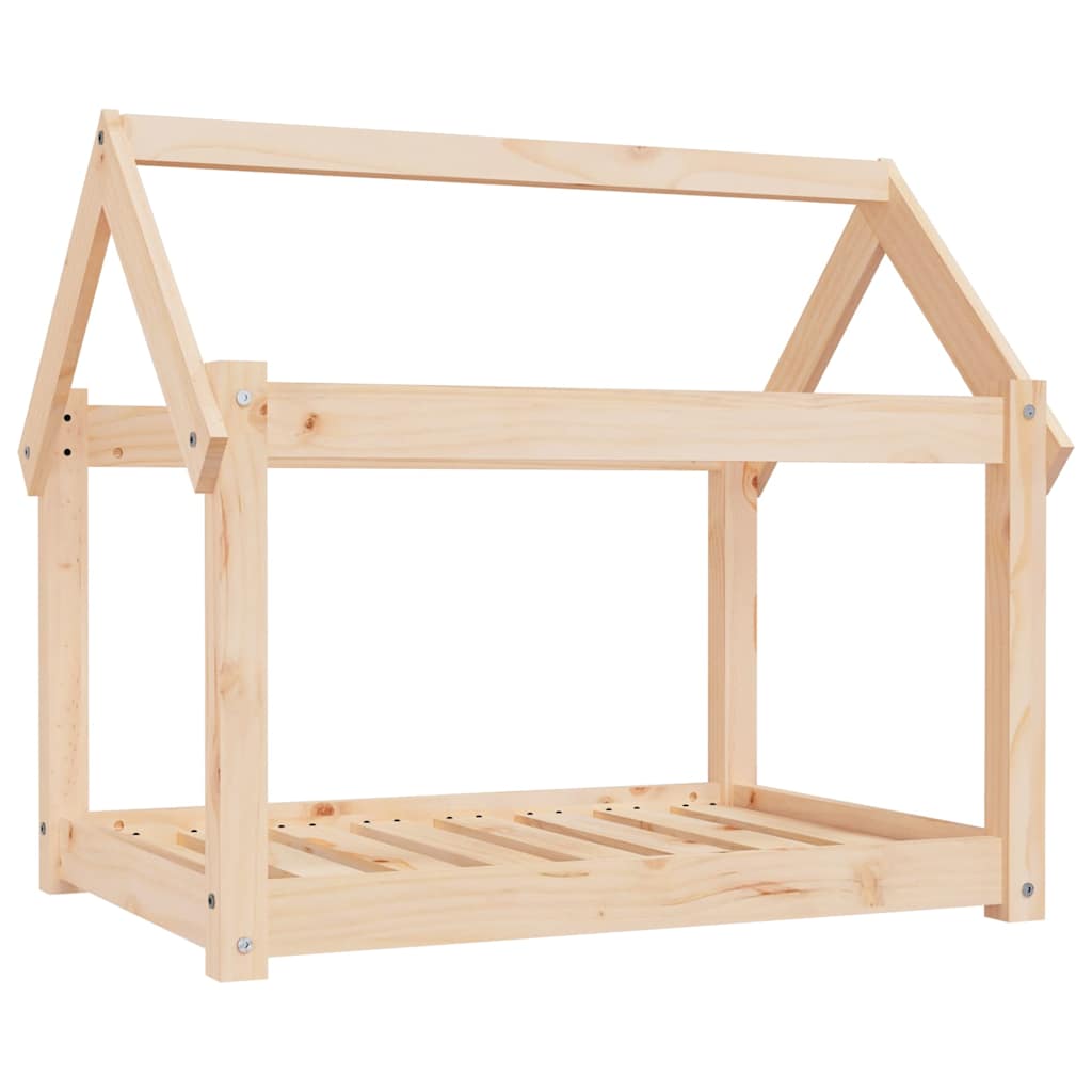 vidaXL Dog Bed 81x60x70 cm Solid Wood Pine 2