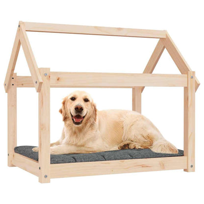 vidaXL Dog Bed 81x60x70 cm Solid Wood Pine 4