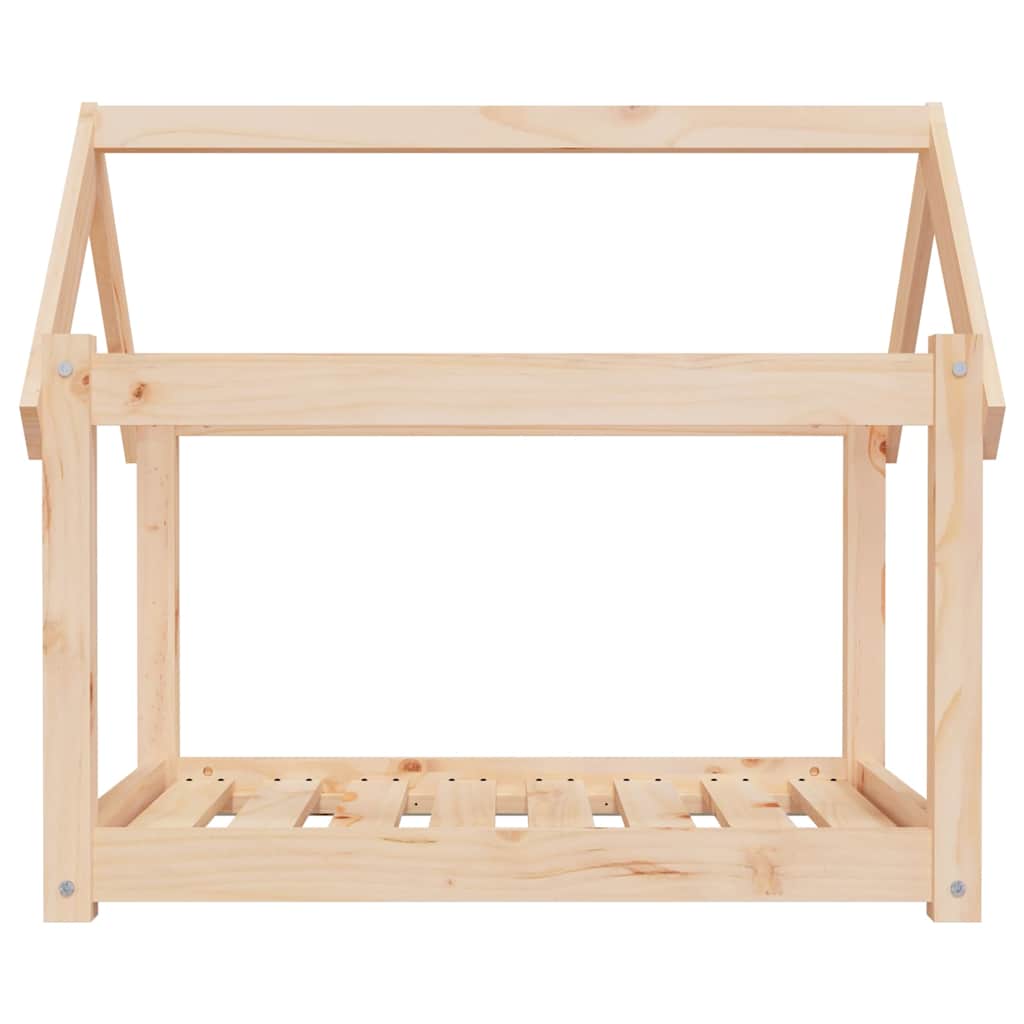 vidaXL Dog Bed 81x60x70 cm Solid Wood Pine 5