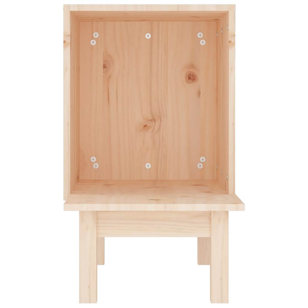 822452 vidaXL Cat House 60x36x60 cm Solid Wood Pine 4
