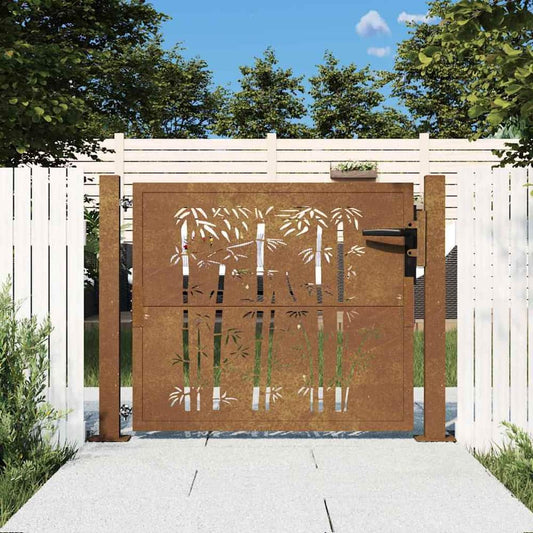 Garden Gate Corten Steel Design