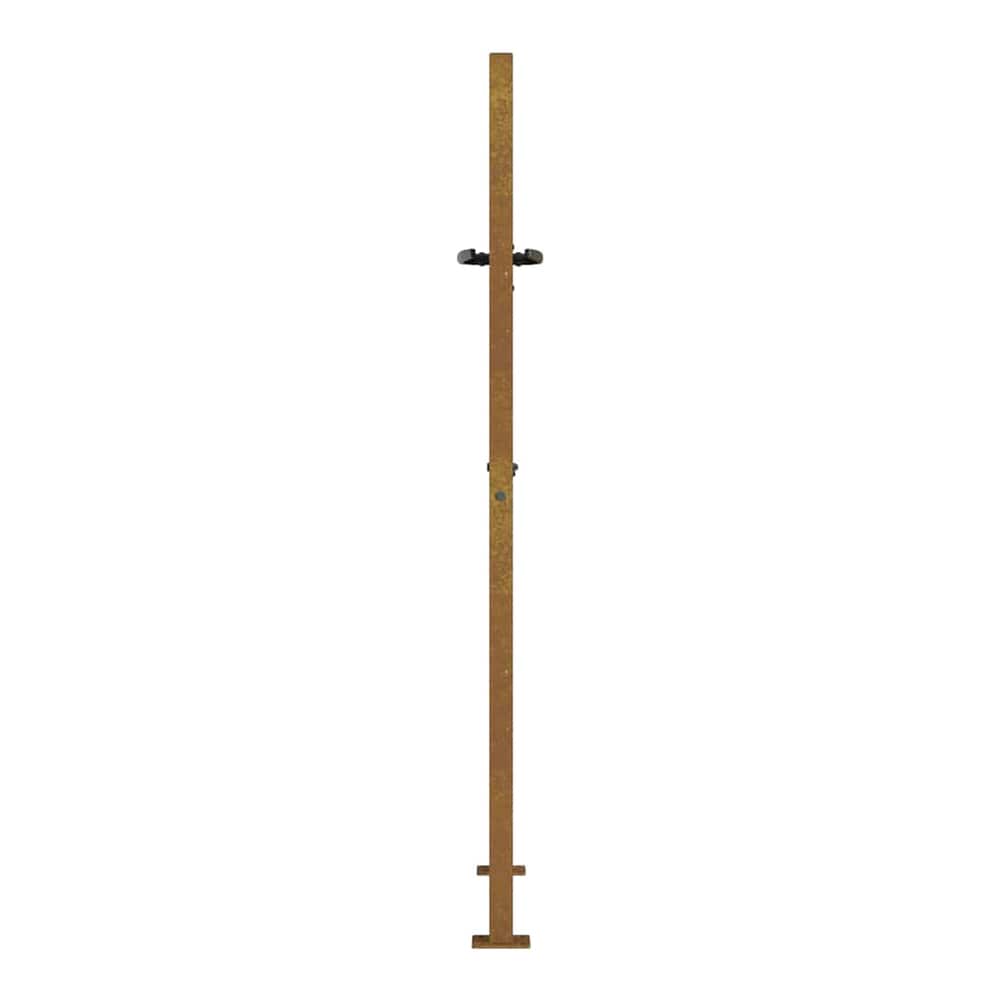 Garden Gate Corten Steel Bamboo Design 100 x 125 cm