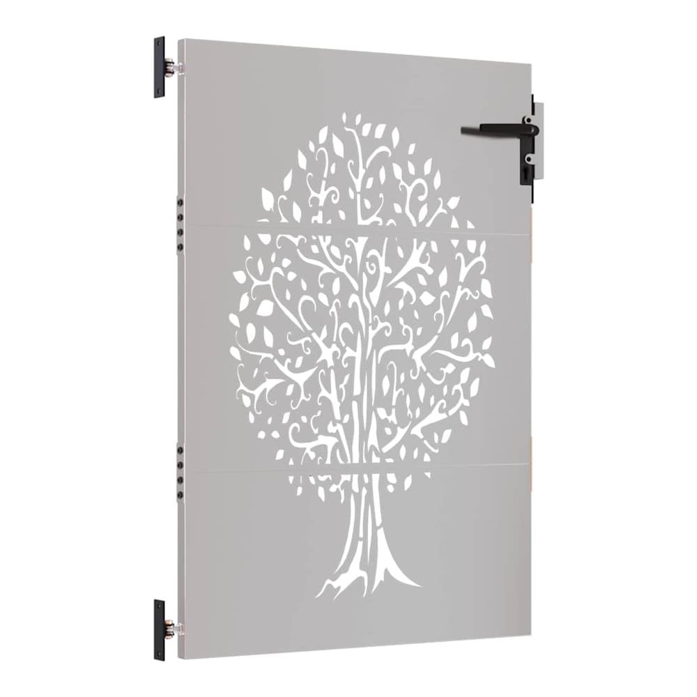 Garden Gate Corten Steel Tree Design 85 x 150 cm
