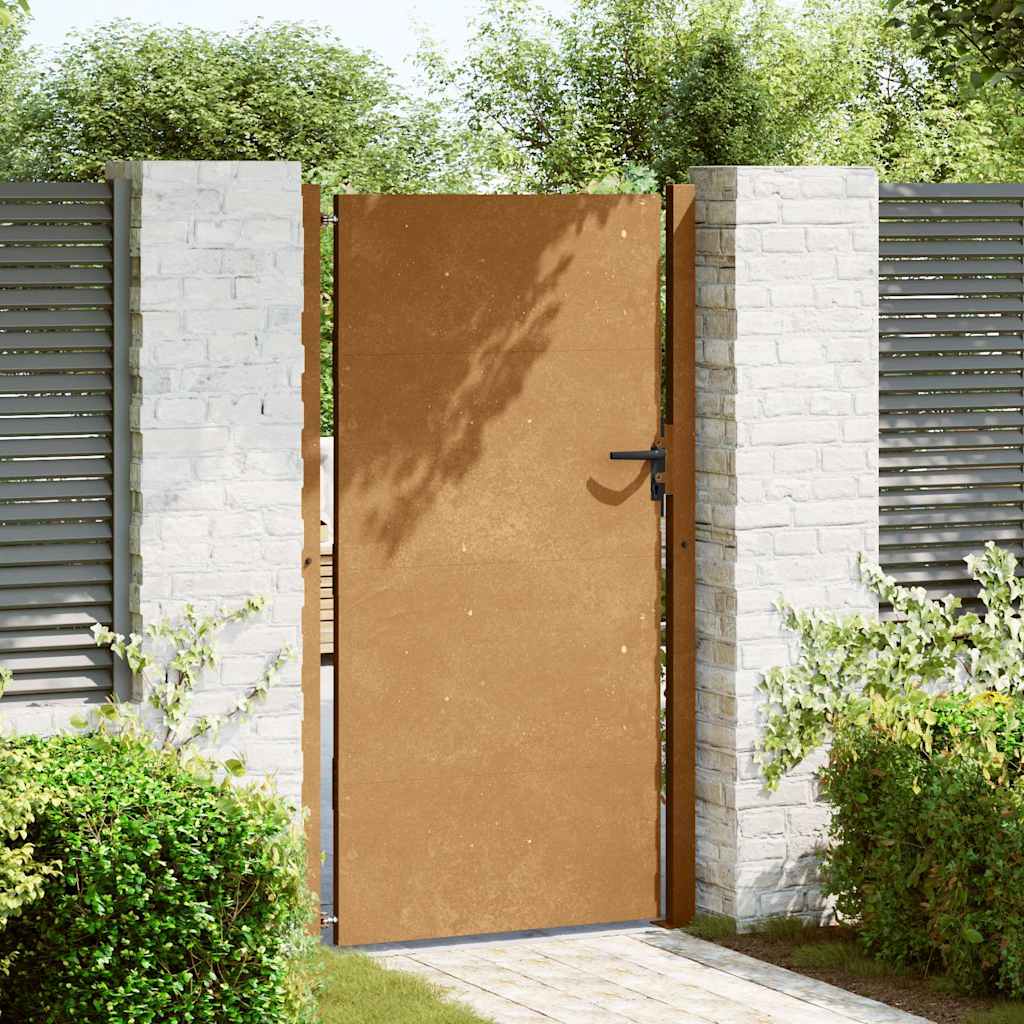 Garden Gate Corten Steel 100 x 175 cm